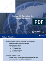 32ESS - Extending The Siebel Database