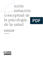 Psicología de La Salud y Calidad de Vida - Módulo 2 - Definición y Delimitación Conceptual de La Psicología de La Salud