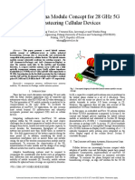 Hybrid Antenna Module Concept For 28 GHZ 5G Beamsteering Cellular Devices