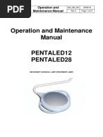 Operation and Maintenance Manual Pentaled12 Pentaled28