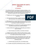 Las Quince Oraciones de Santa Brígida PDF