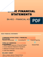 Basic Financial Statements