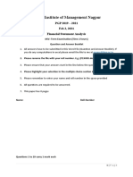 FSA Midterm Exam Formatted