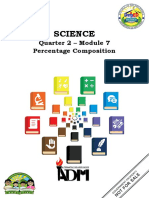 Science: Quarter 2 - Module 7 Percentage Composition