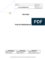 HSE-PL001 Plan de Emergencias