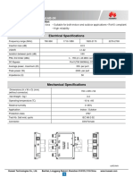 Quad-Band Combiner Model: HAC0827D300MBAAB-04: Electrical Specifications