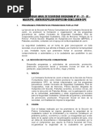 Plan de Trabajo Anual Policía Comunitaria 2021 - CORREGIDO