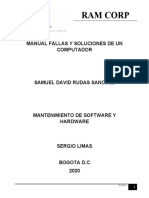 Manual Fallas y Soluciones de Un Computador