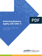 Achieving Business Agility With SAFe 5