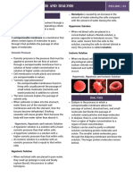 Osmosis and Dialysis