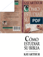 Kay Arthur Como Estudiar Su Biblia