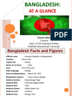 Lecture 3-4 Bangladesh at A Glance