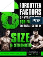 6 Forgotten Factors of Hypertrophy