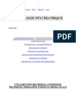 Semiologie Psychiatrique