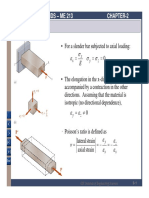 Poisson's Ratio: Mechanics of Solids - Me 213 Chapter-2