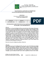 Landasan Dan Fungsi Al-Qawa'Id Al-Fiqhiyyah Dalam Problematika Hukum Islam