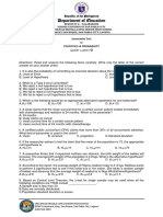 Summative Test 2nd GradingSTAT