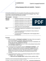 TKT Module 1 Language Skills