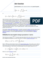 Associated Legendre Function