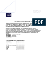 JSSI - Notification of Aircraft Sale