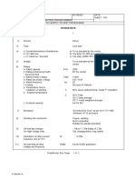 2000KVA Transformer Data Sheet