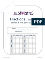 Fractions - Exam Qs