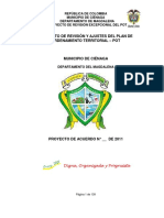 Proyecto de Revisión y Ajustes Del Plan de Ordenamiento Territorial - POT