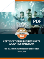 Certification in Business Data Analytics Handbook: The Iiba® Guide To Pursuing The Iiba®-Cbda