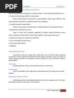 Choice (Or) Selection of Electrical Drives: Unit - I - Electric Drives Lecture-2