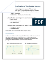 Classification of Distribution Systems: Classification According To The Nature of The Current