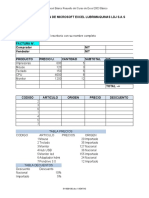 Examen Excel