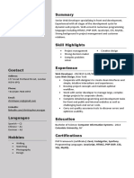 CV Template