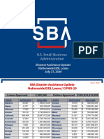 Disaster Assistance Update Nationwide EIDL Loans July 27, 2020