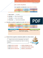 Ficha Sobre Acentuação e Divisão Silabica 6º