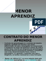 Menor Aprendiz Powerpoint