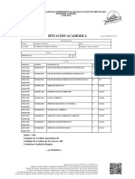 UNELLEZ Situacion Academica