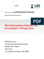 The Information System: An Accountant's Perspective