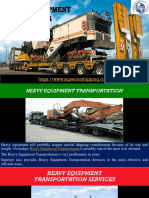 Heavy Equipment Shipping