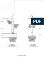 C1F1 (Section) C2F1 (Section) : Column Footing Detail