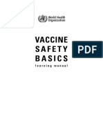 Vaccine Safety E Course Manual