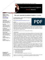 Bio Active Materials in Pediatric Dentistry