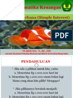 Bunga Sederhana (Simple Interest)