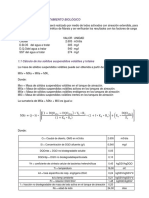 Justificacion de Los Calculos de BIOWIN Presentados Del Tratamiento Biológico y La Aireación