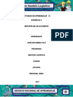 (2010666) Actividad 16 Evidencia 6 Reporte de Un Accidente