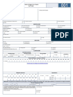 Rut Formulario 001