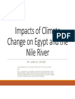 Impacts of Climate Change On Egypt and The - 0