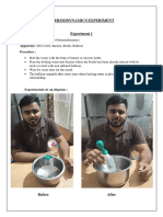 Thermodynamics Experiment