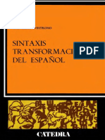 Sintaxis Transformacional Del Español. D'Introno Francesco