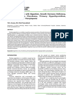 A 24-Year-Old Male With Gigantism, Growth Hormone Deficiency, Suspected Clivus Chordoma, Primary Hypothyroidism, Hypogonadism and Pancytopenia