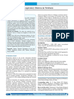 Etiological Study of Respiratory Distress in Newborn: Original Research